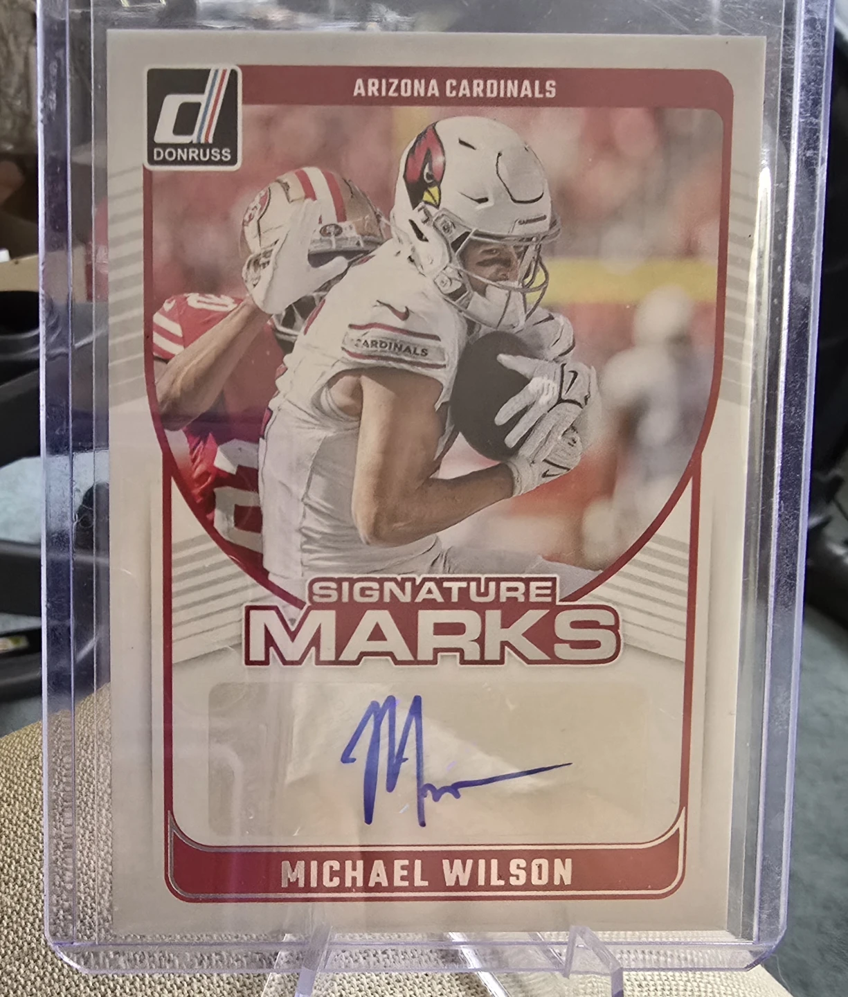 Panini Michael Wilson Arizona Cardinals Autograph Football Card