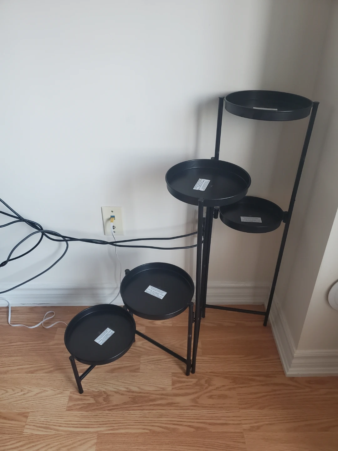 5-Tier Metal Plant Stand in box