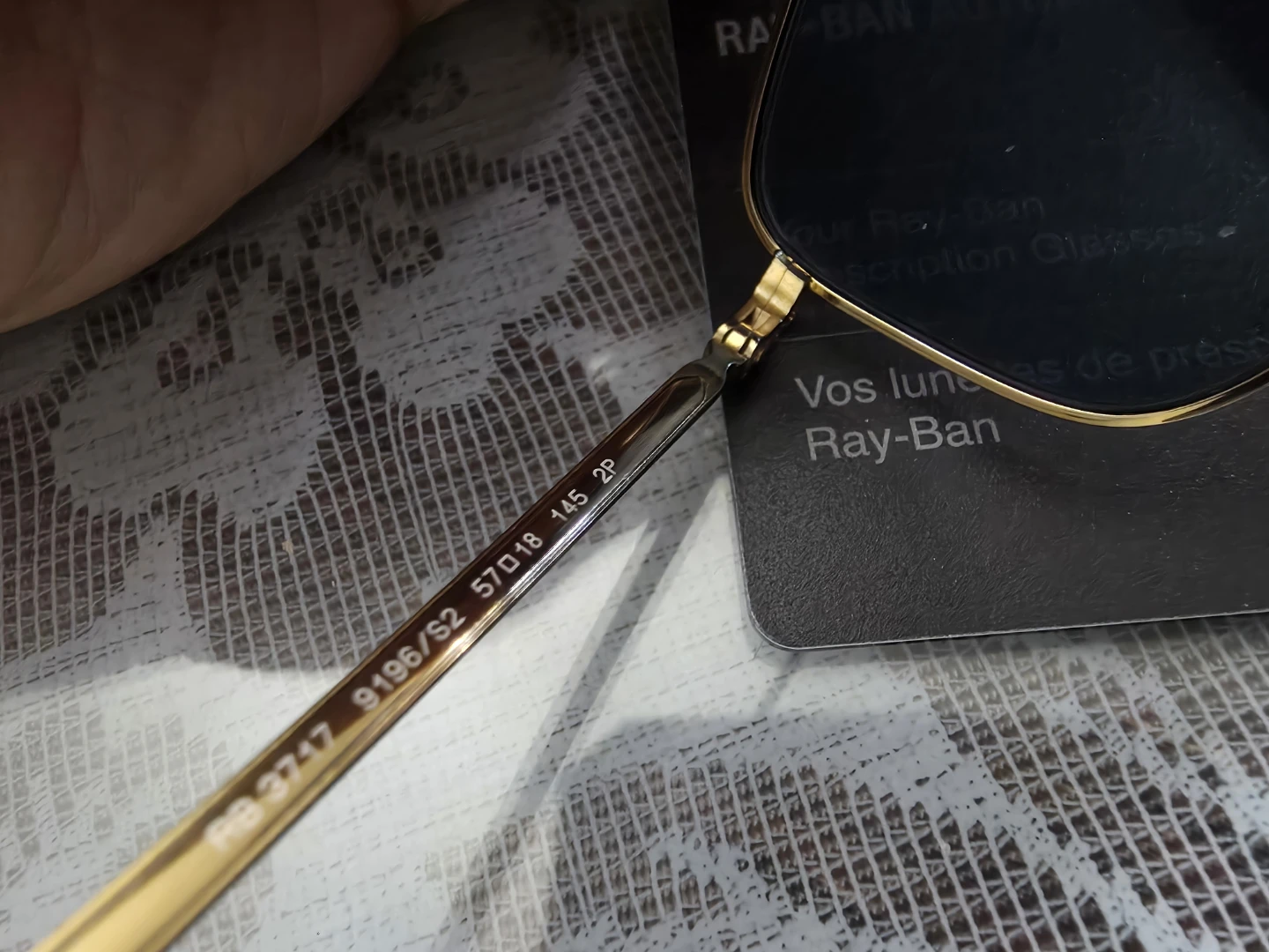 Ray-Ban RB3717 Chromance Polarized Sunglasses Gold Frame - photo 4