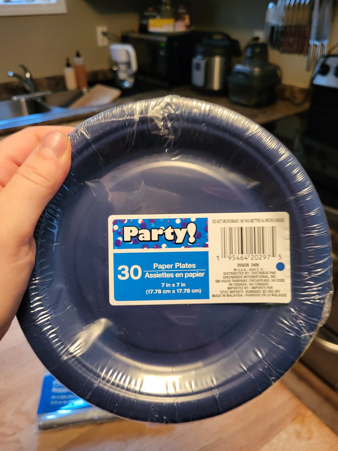 Paper Plates - 30 Count, 7x7 inch