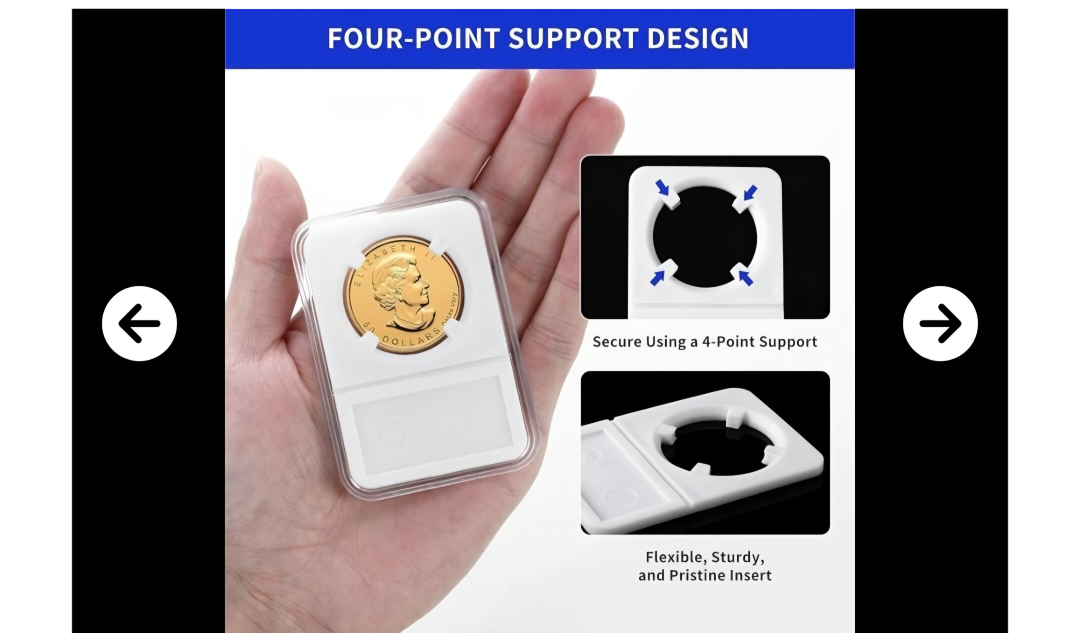Coin Holder Display Cases 24mm - photo 3