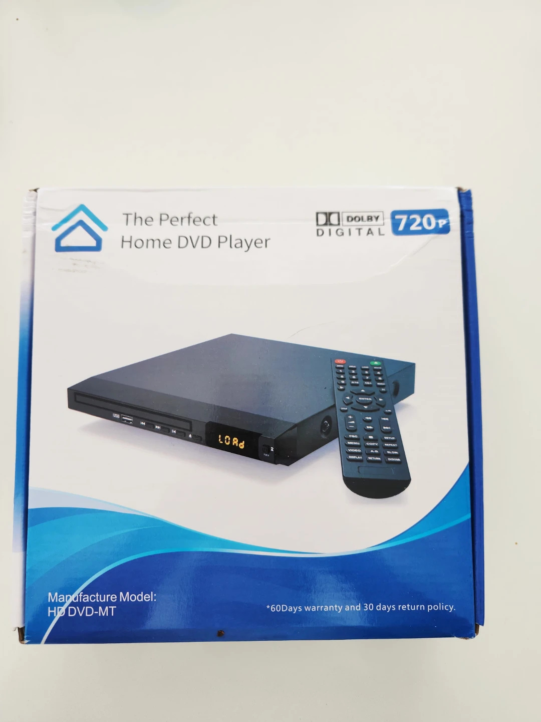 The Perfect Home HD DVD-MT DVD Player with Remote