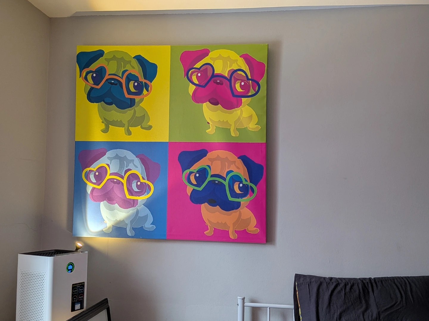 Pop Art Pug Canvas Wall Art