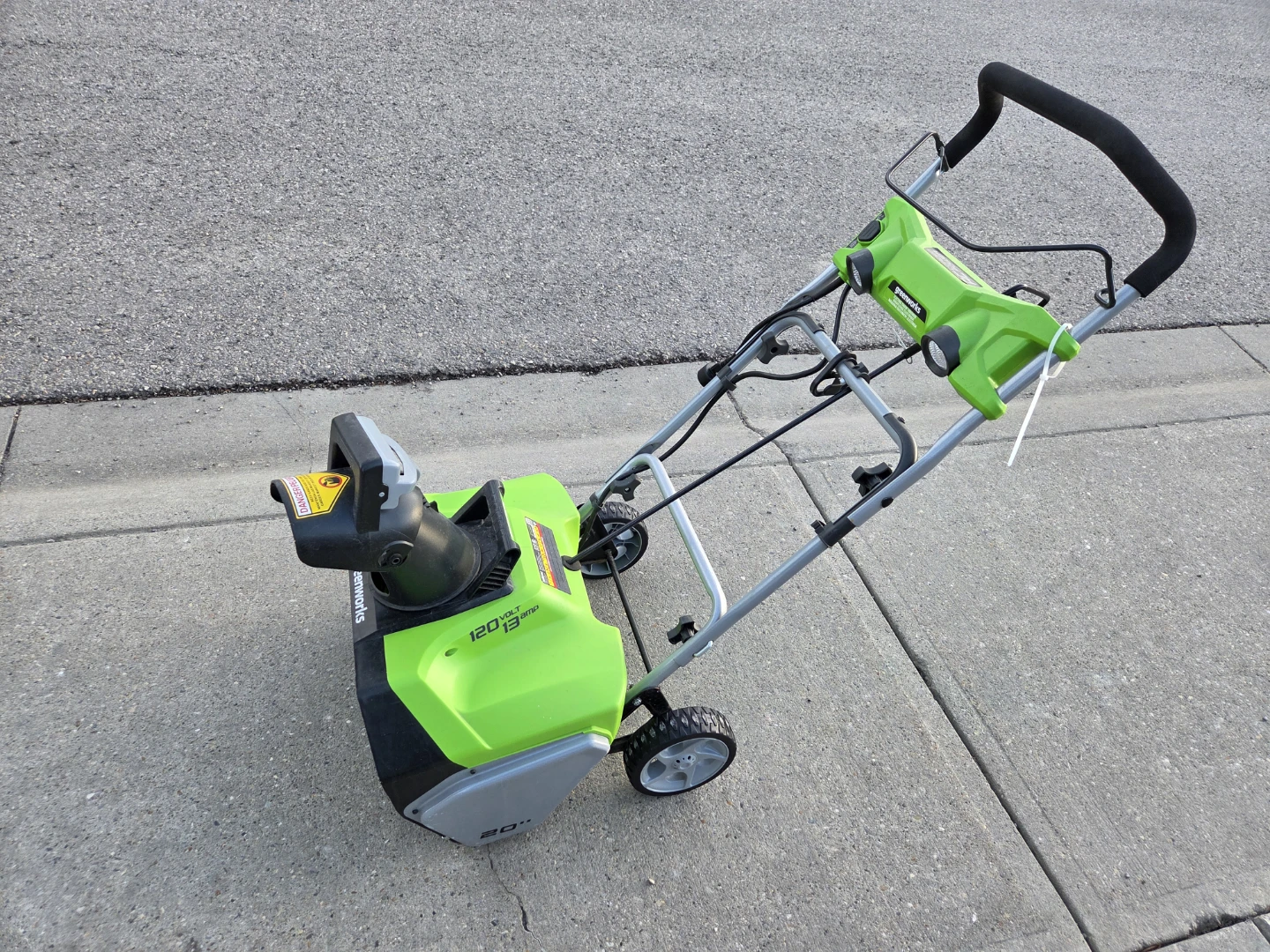 Greenworks 20-inch Corded Electric Snow Blower