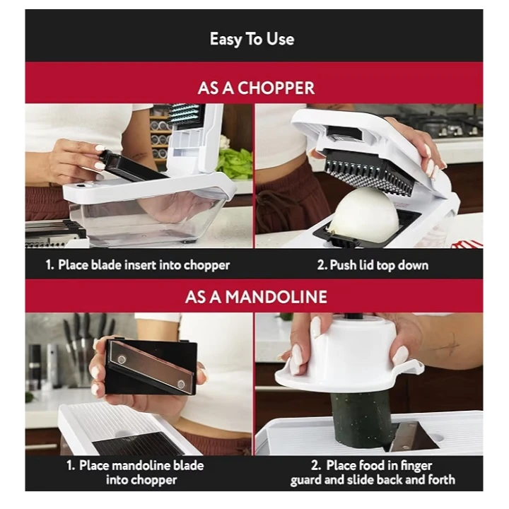 NEW!    8-in-1 Vegetable Chopper - photo 3