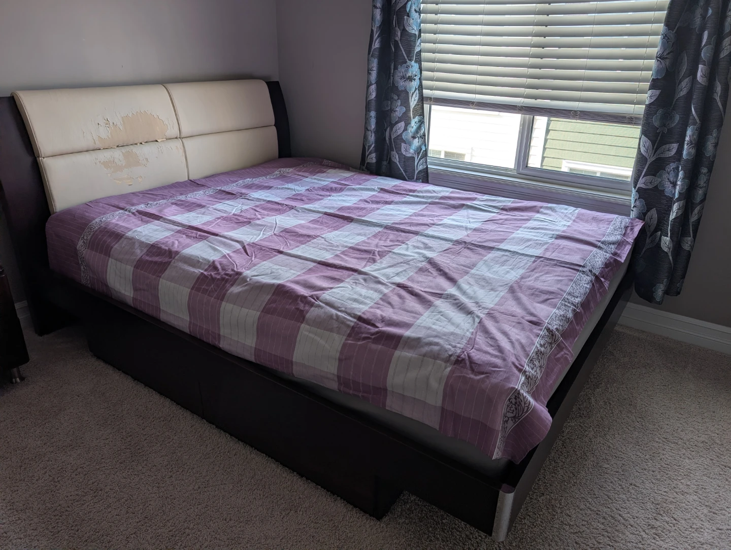 Queen Size Bed Frame with Storage Drawers