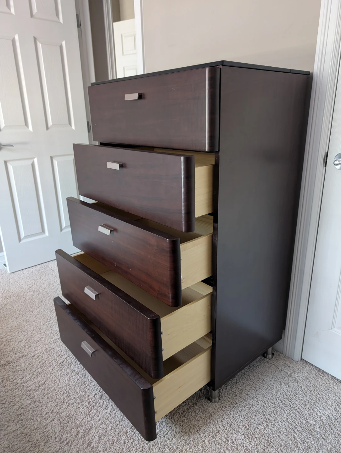 Queen Size Bed Frame with Storage Drawers - photo 3