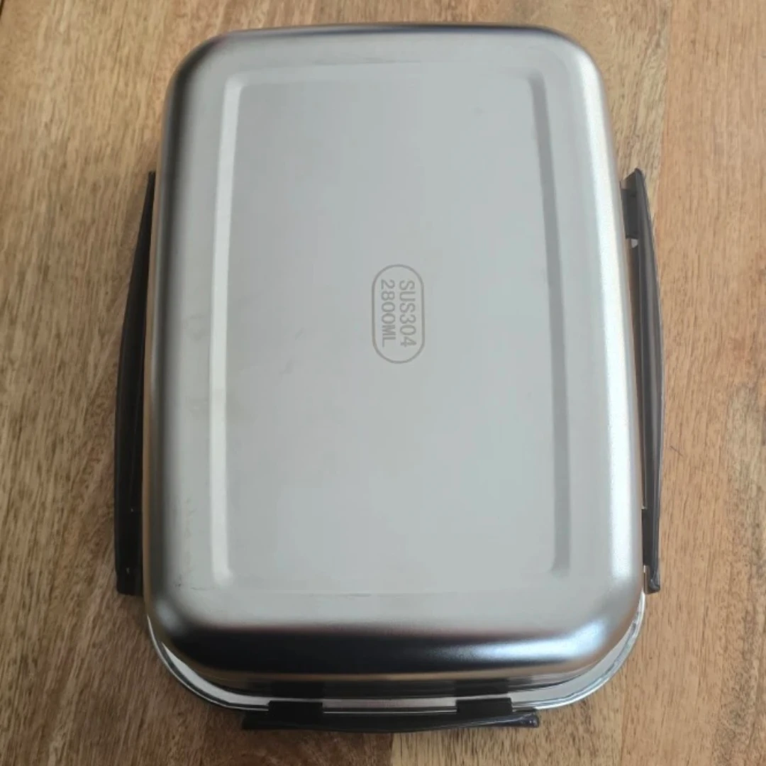 2800ml Stainless Steel Lunch Container with Lid - photo 3