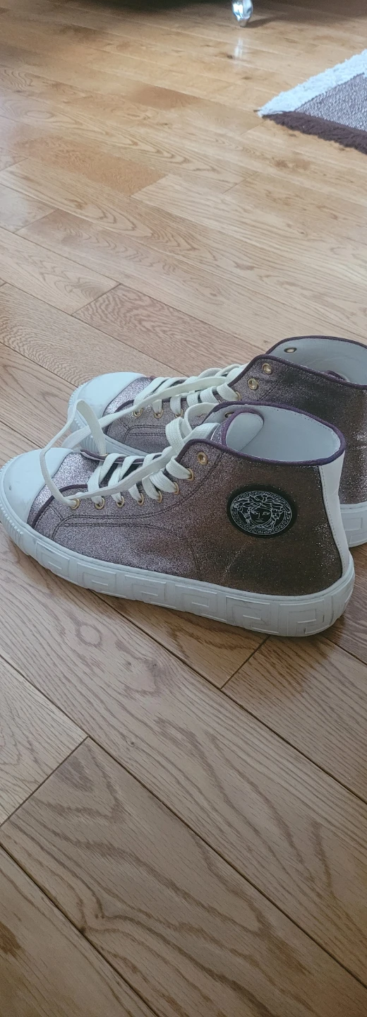 Versace High-Top Sneakers Size 41 - Made in Italy