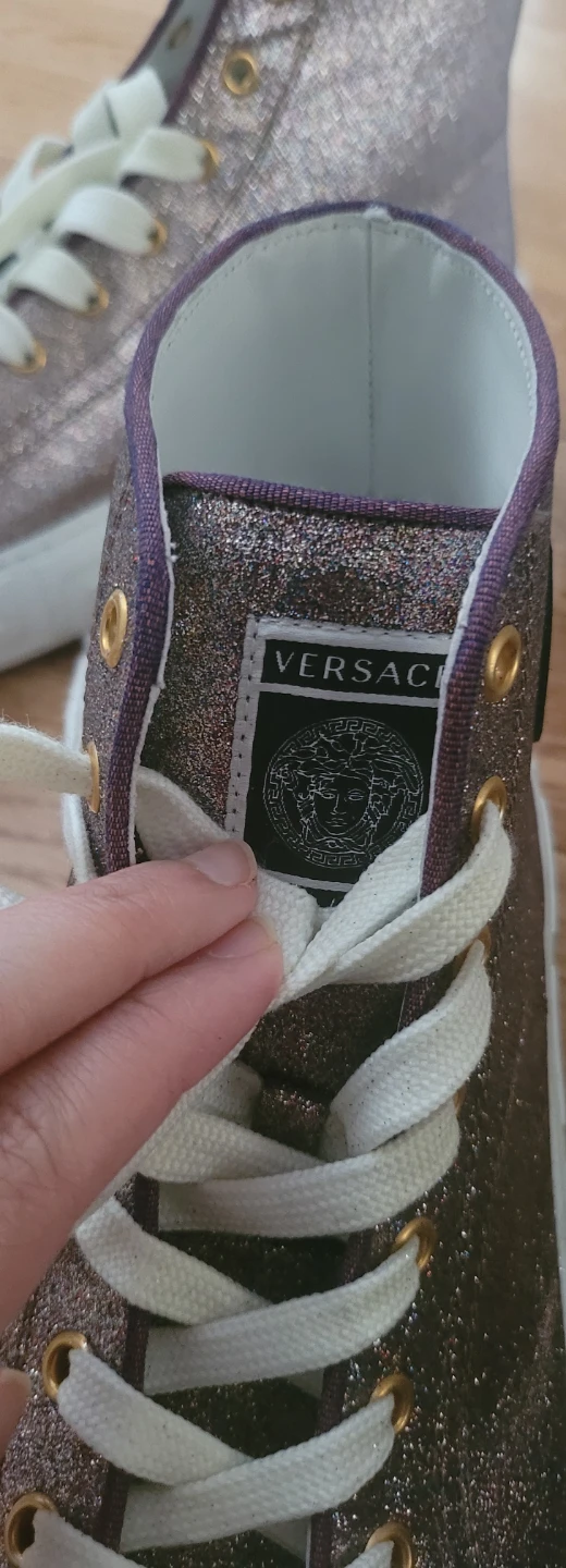 Versace High-Top Sneakers Size 41 - Made in Italy - photo 2