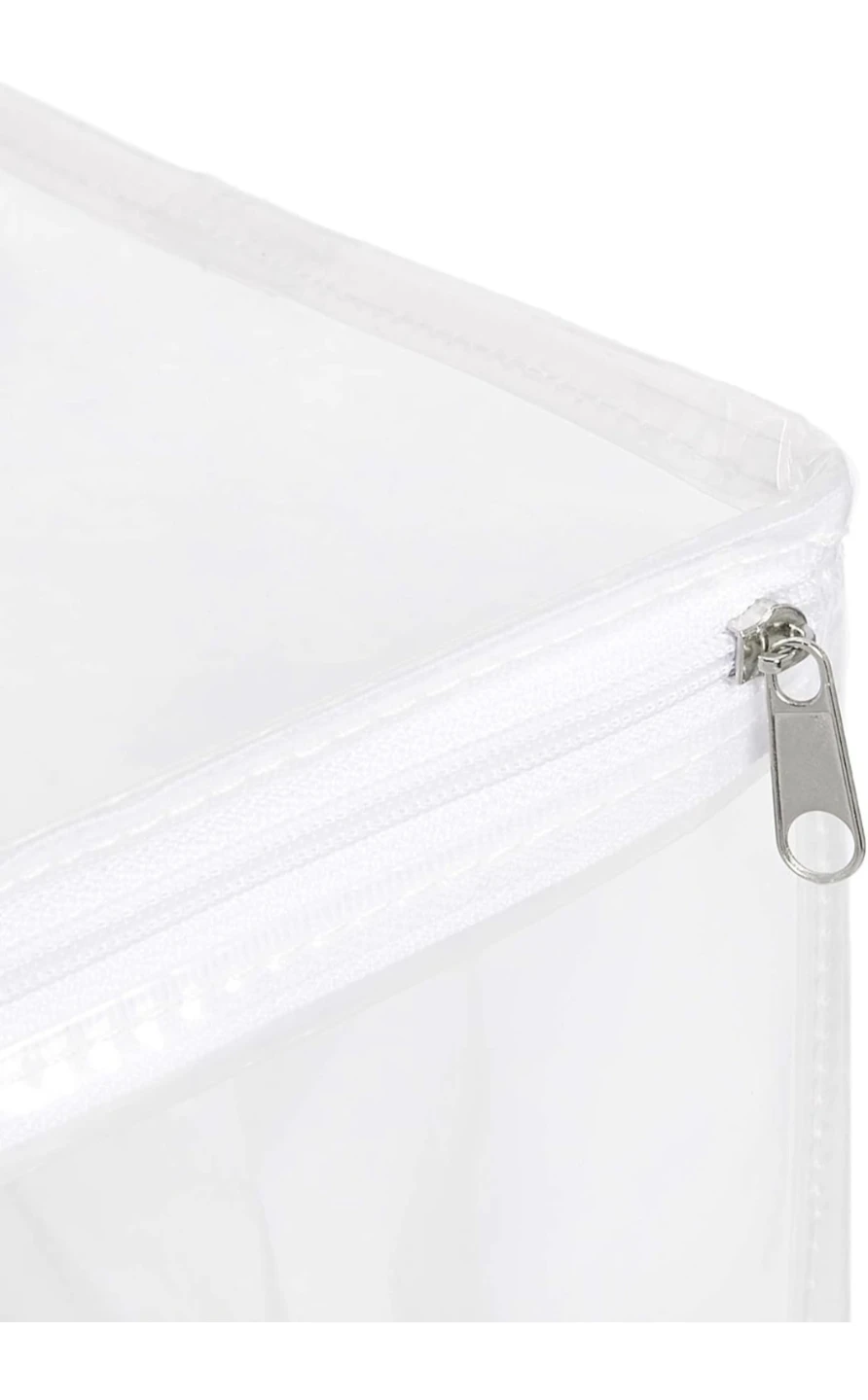 Clear Storage Boxes with Zippers (Set of 3) - photo 4