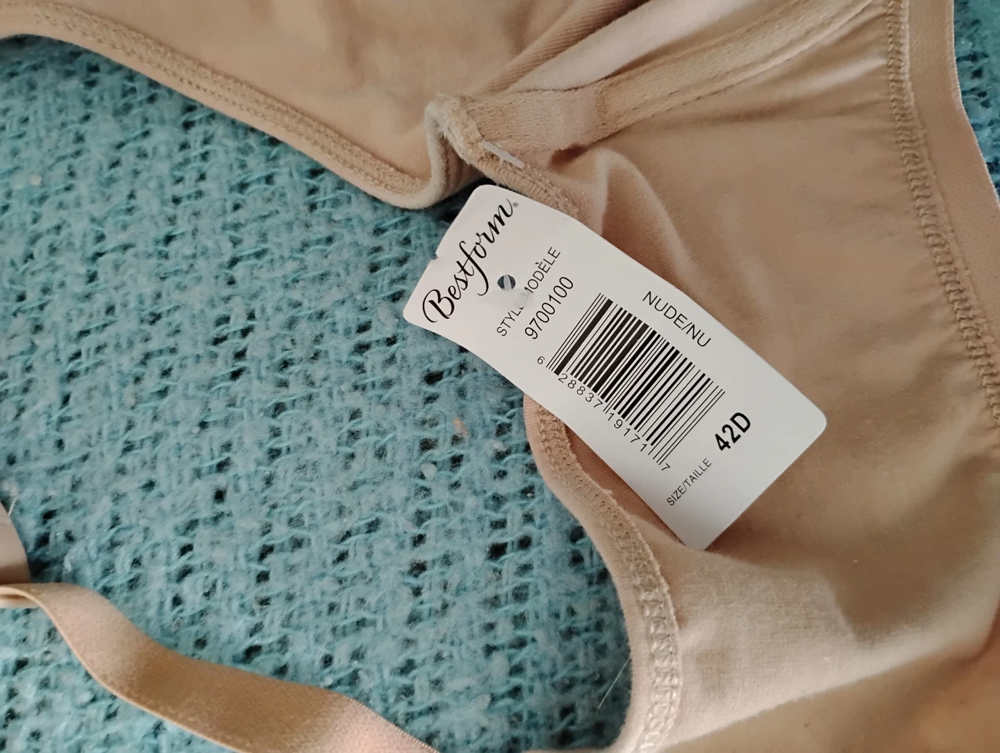 NWT!! NUDE MINIMIZER BRA, 42D - photo 2