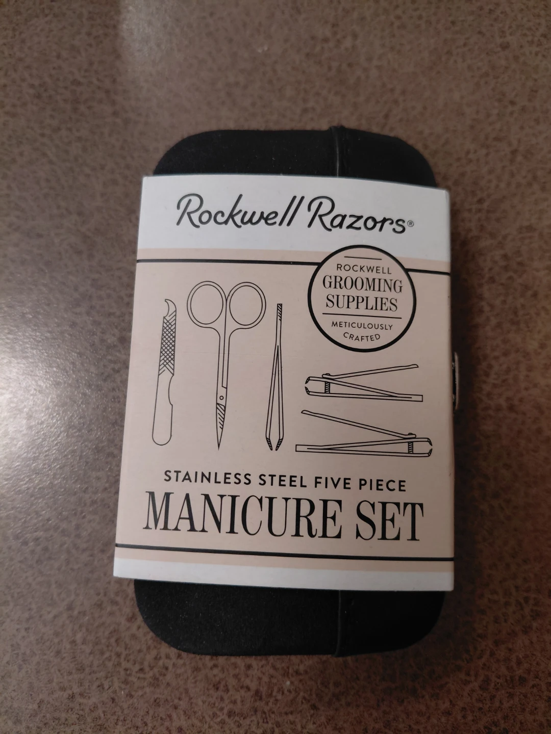 Rockwell Razors Stainless Steel Five Piece Manicure Set