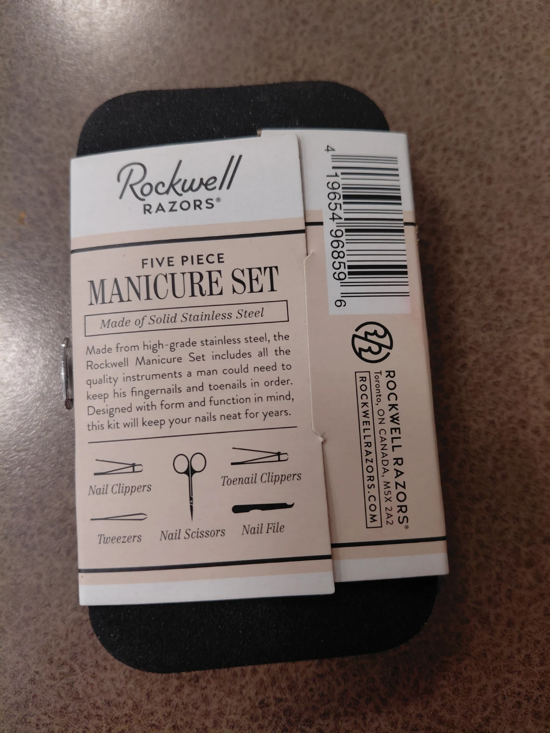 Rockwell Razors Stainless Steel Five Piece Manicure Set - photo 2
