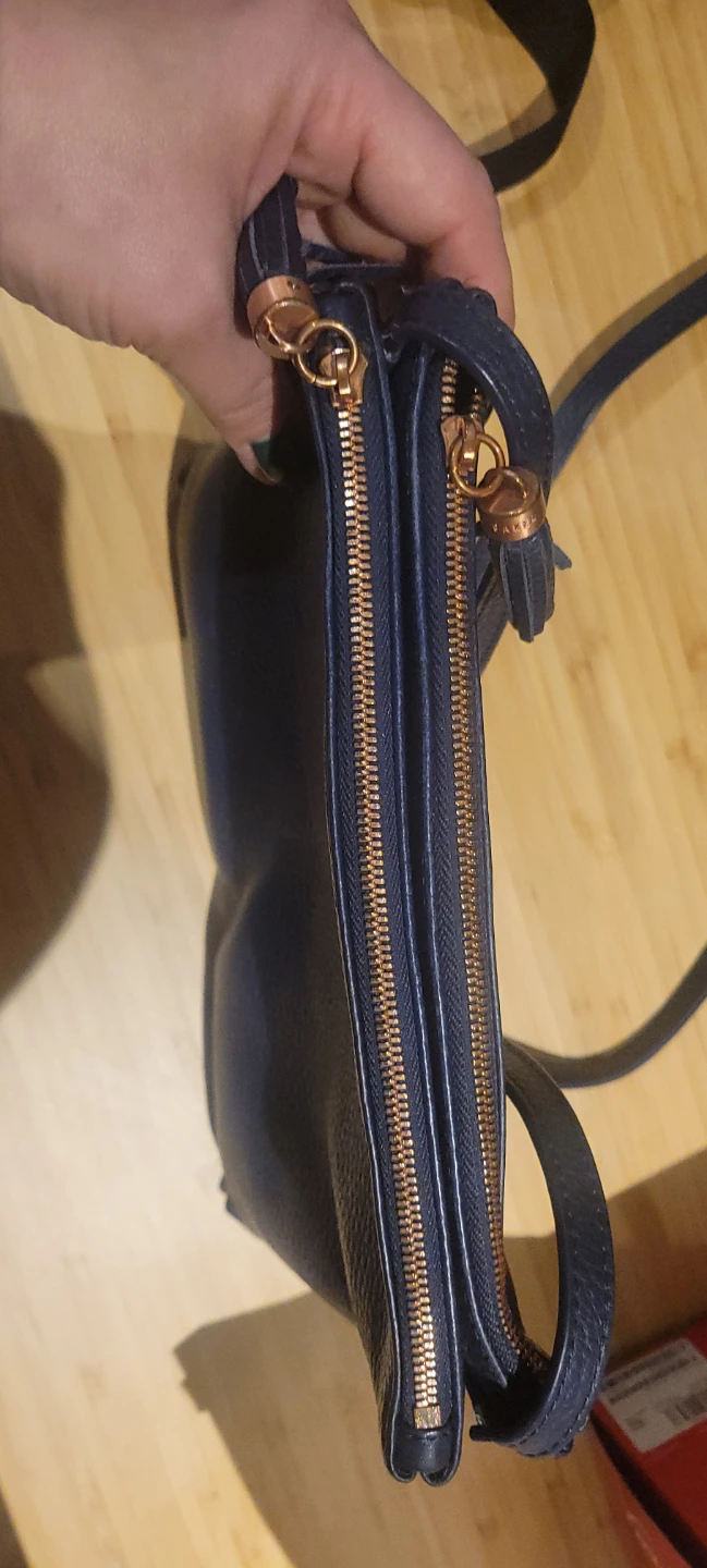 Ted Baker Navy Leather Crossbody Bag - photo 2