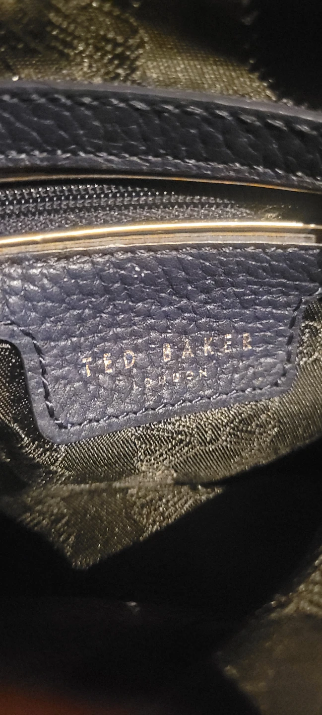 Ted Baker Navy Leather Crossbody Bag - photo 4