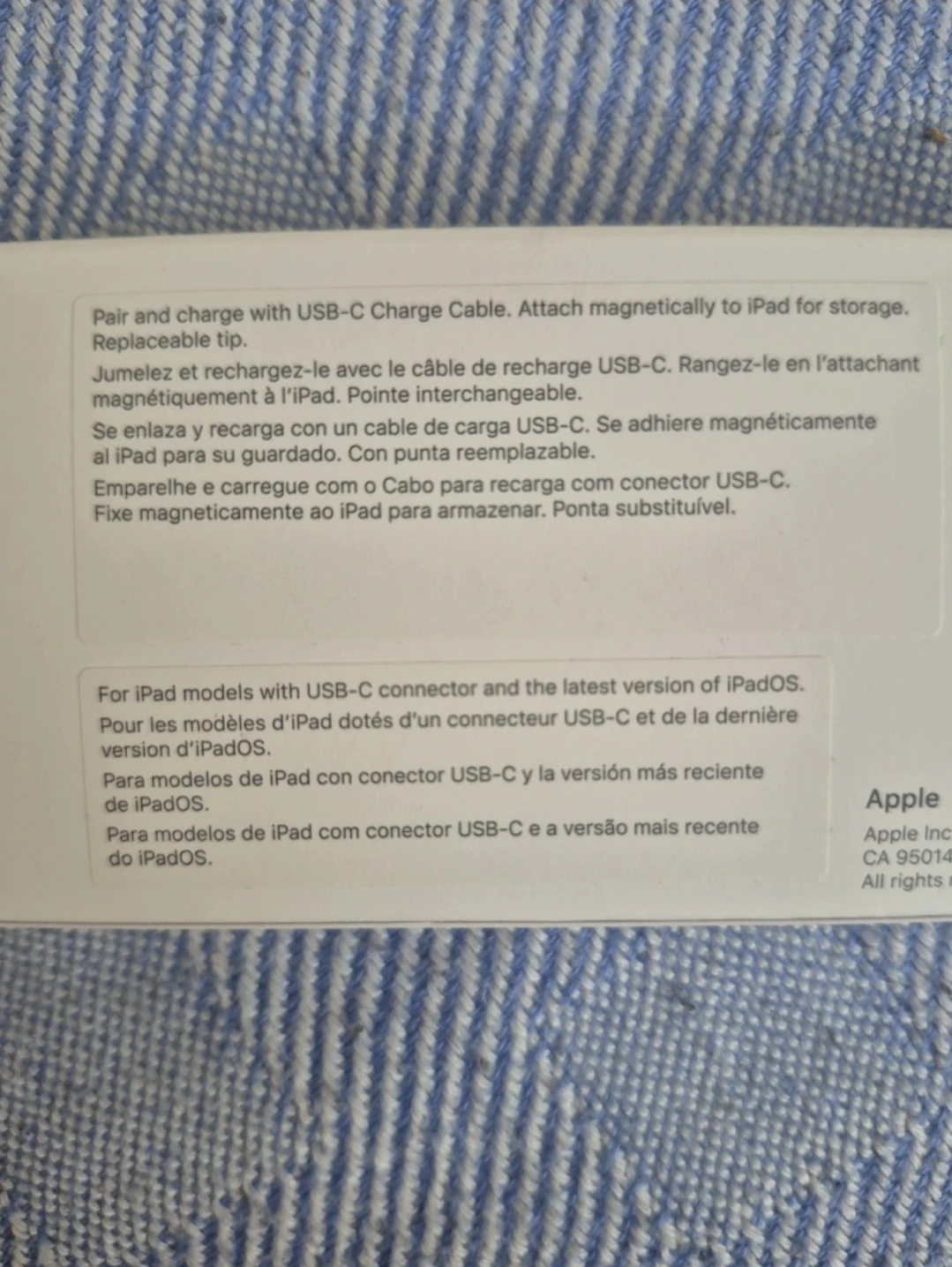 Apple pencil (USB-C) - photo 3