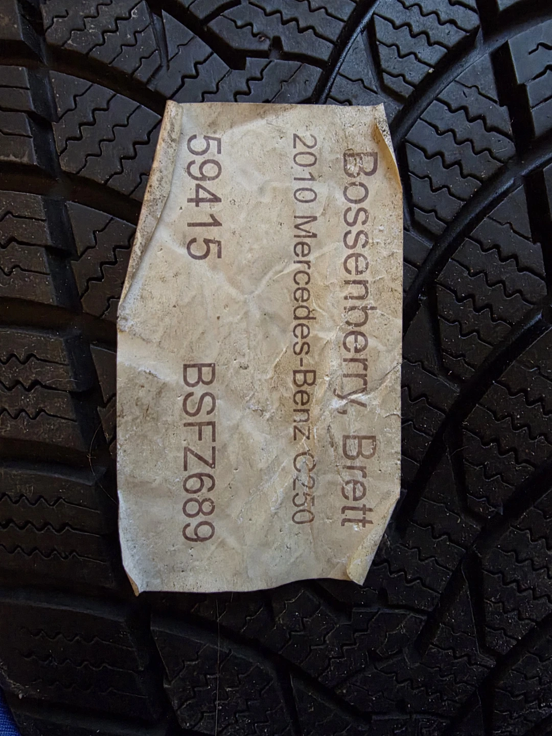 Set of 4 Mercedes-Benz C250 Alloy Wheels with Tires - photo 3