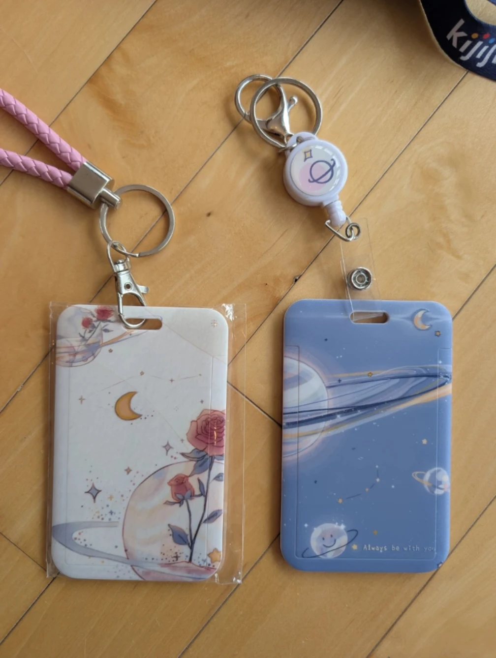 Set of lanyards and ID card holders - photo 2