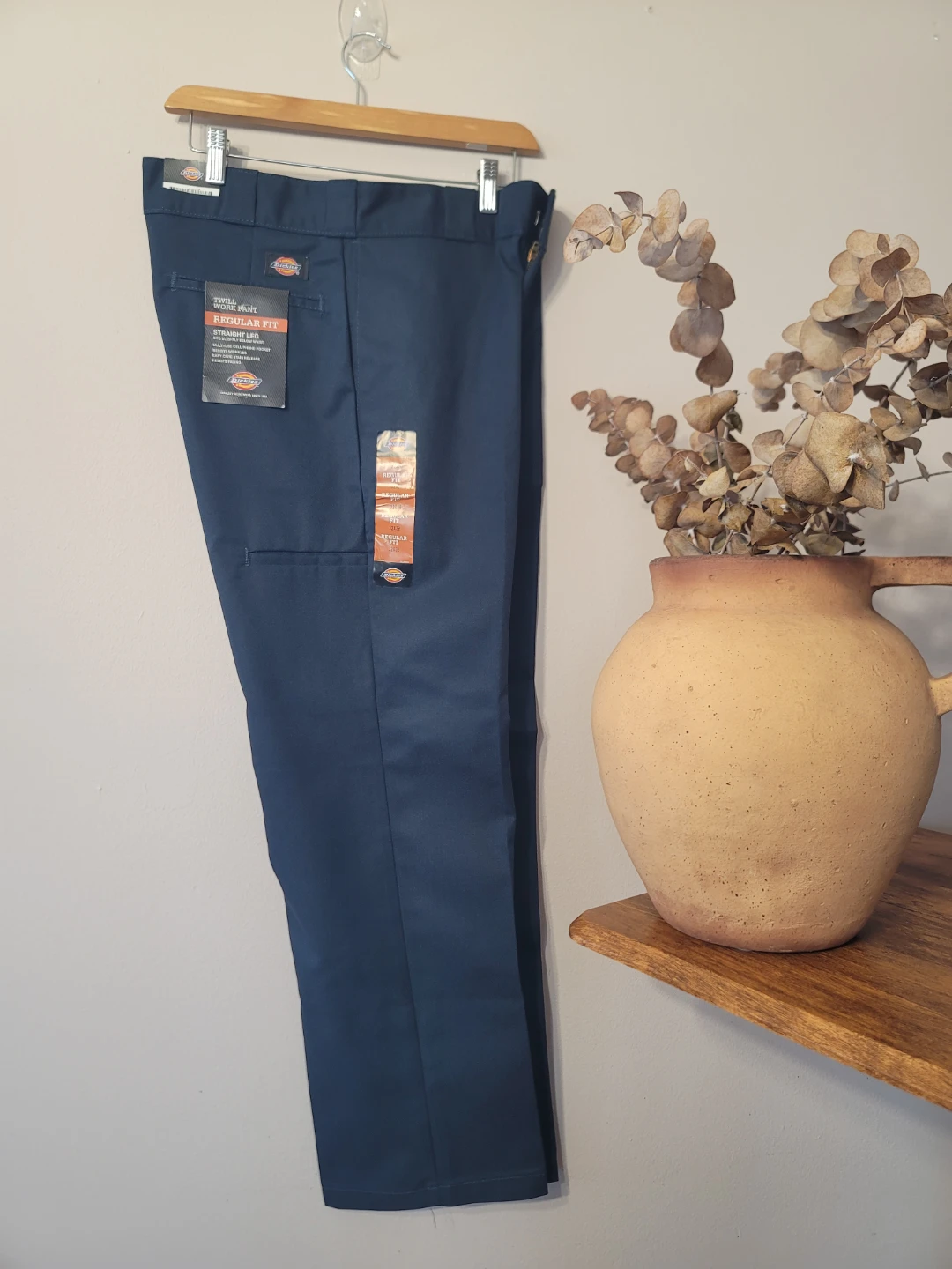Dickies Regular Fit Twill Work Pants Navy Sz 32x30 Street New
