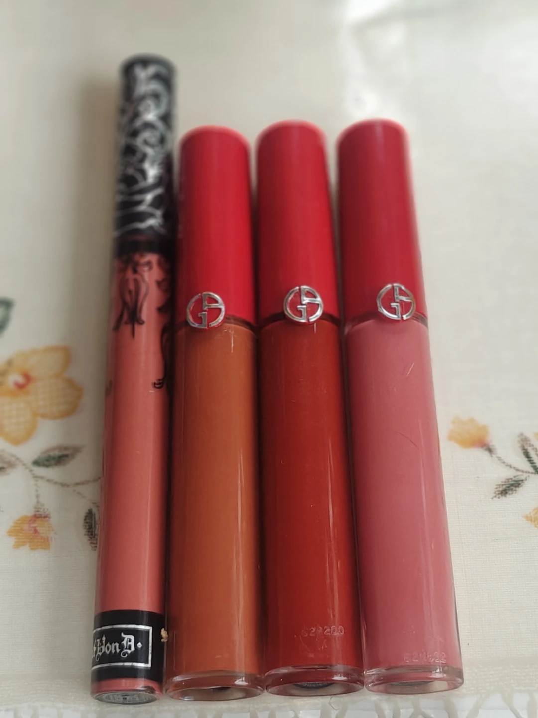 Giorgio Armani & Kat Von D Liquid Lipsticks