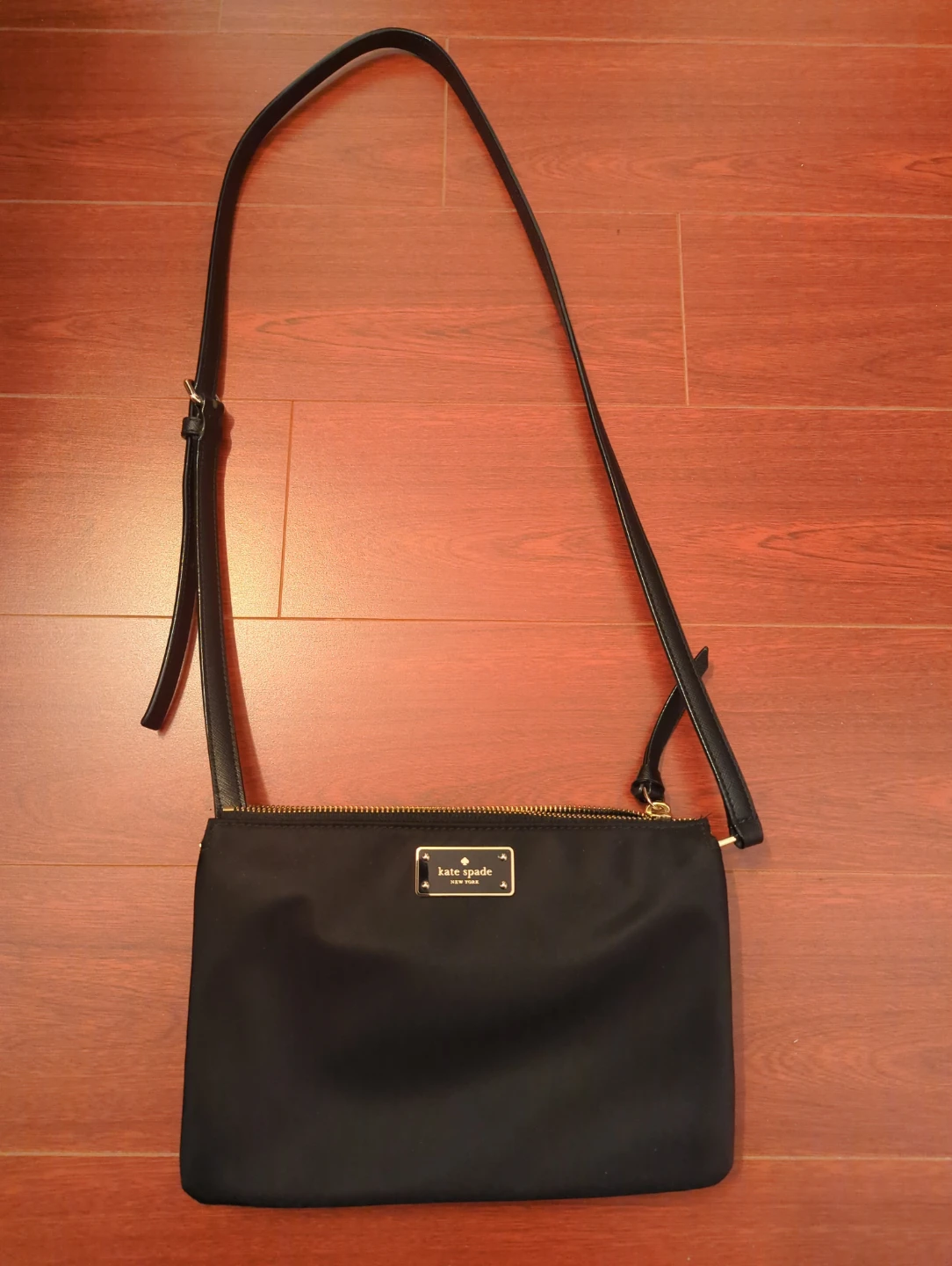 Kate Spade Black Nylon Crossbody Bag