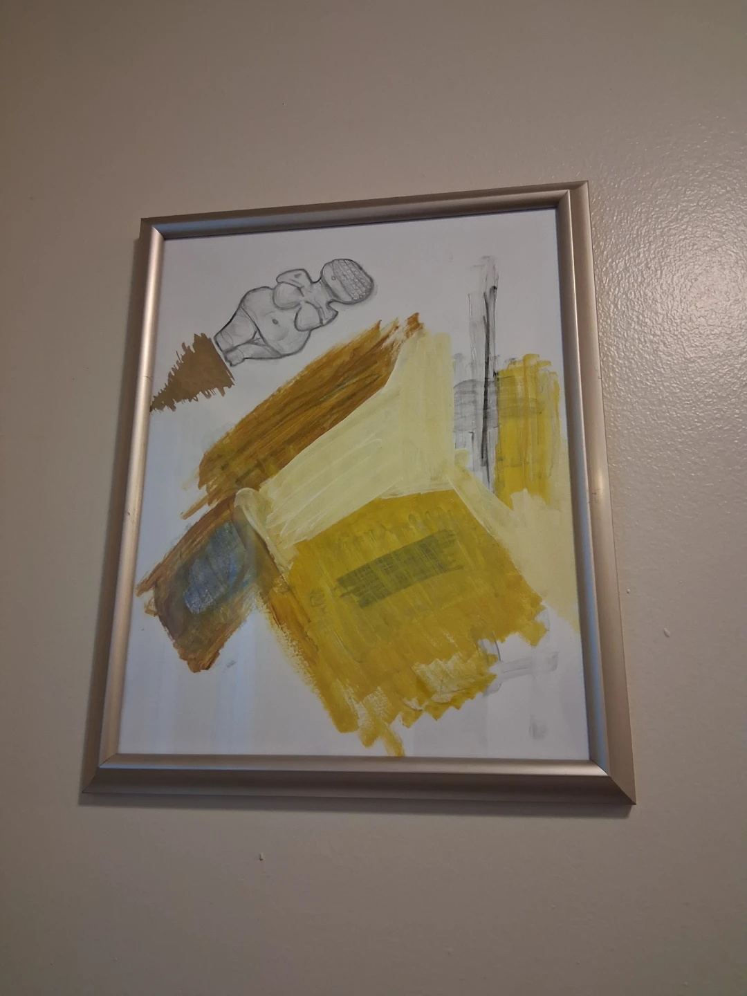 Framed Abstract Art original - photo 3