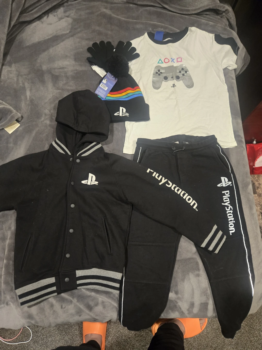 Playstation outfit for kids size 5-10 or Olds $40