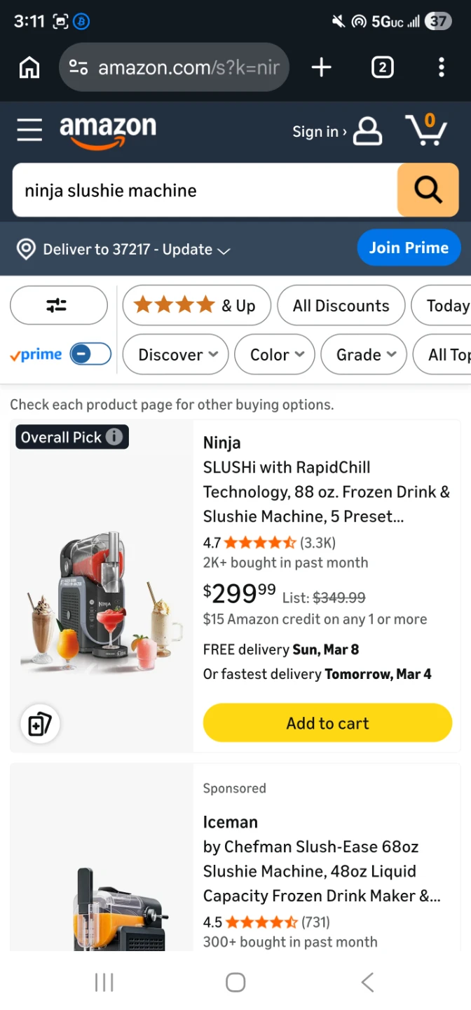New Ninja Slushie Machine