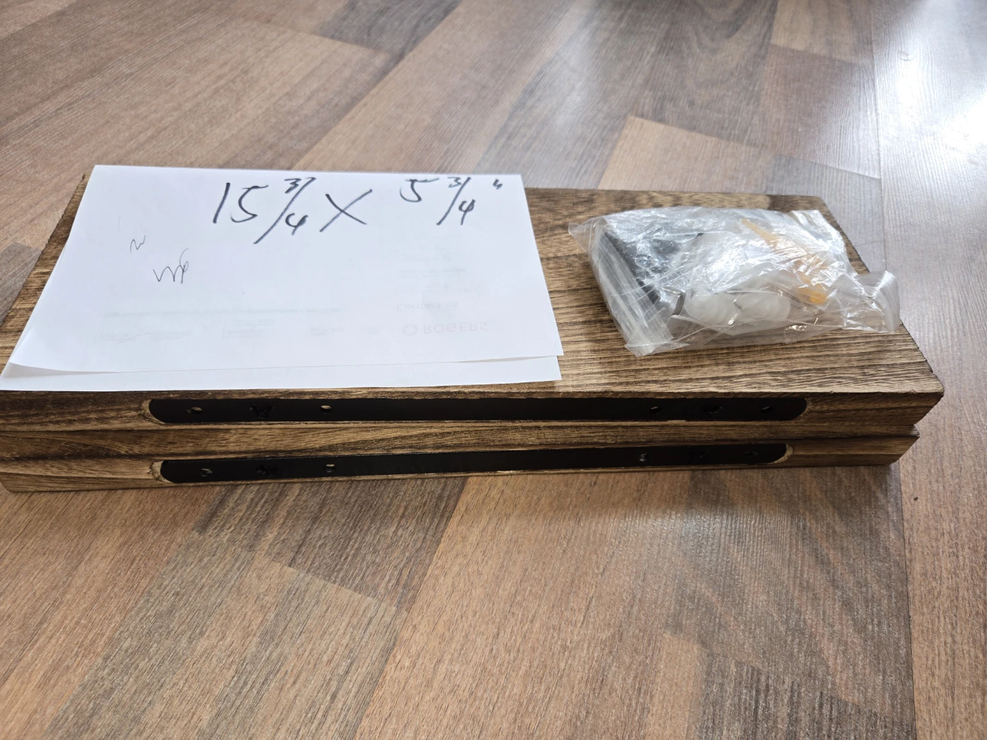 Wooden Floating Shelves with Hardware - photo 5