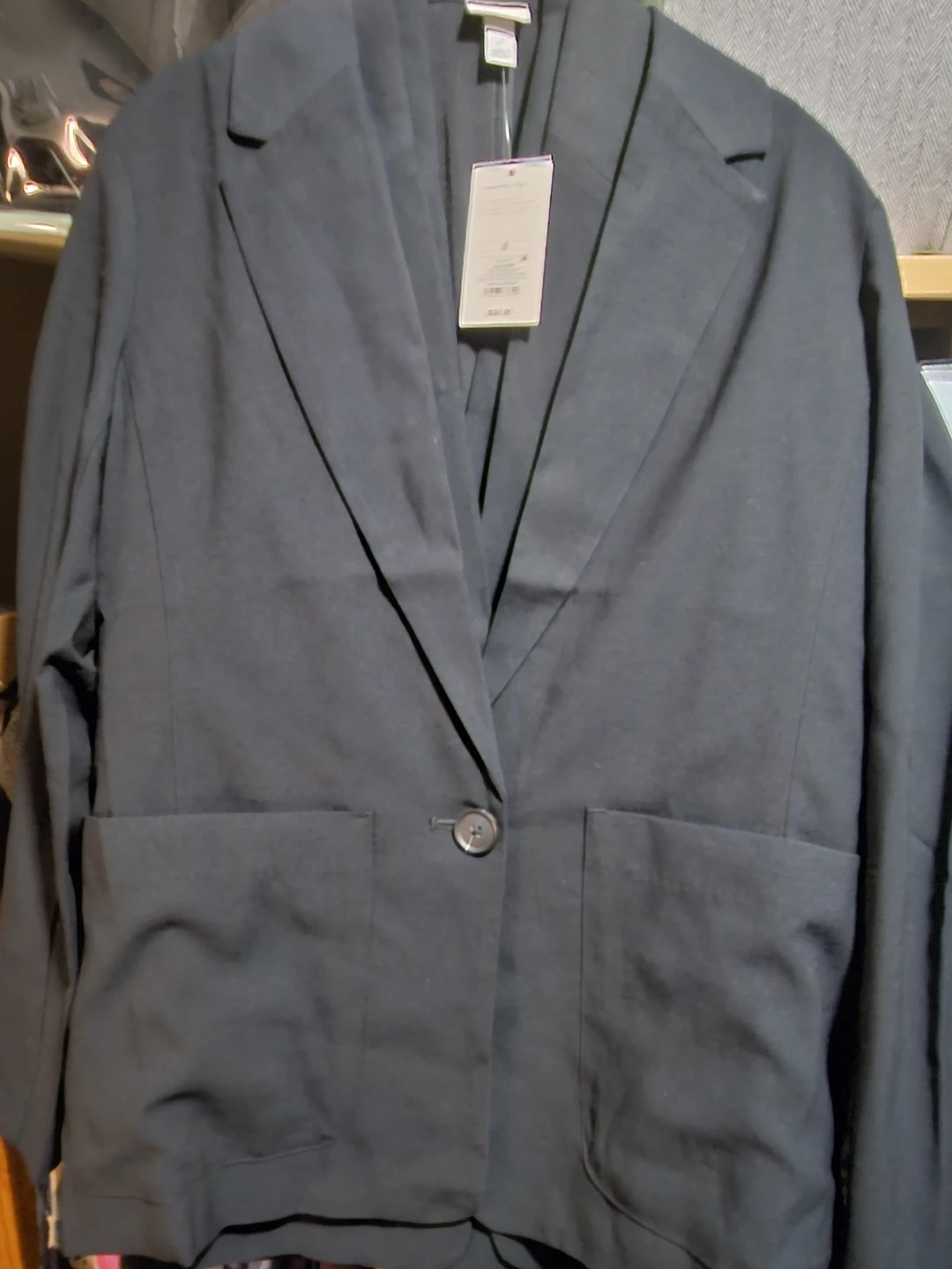 A New Day Black Blazer Size S - photo 2