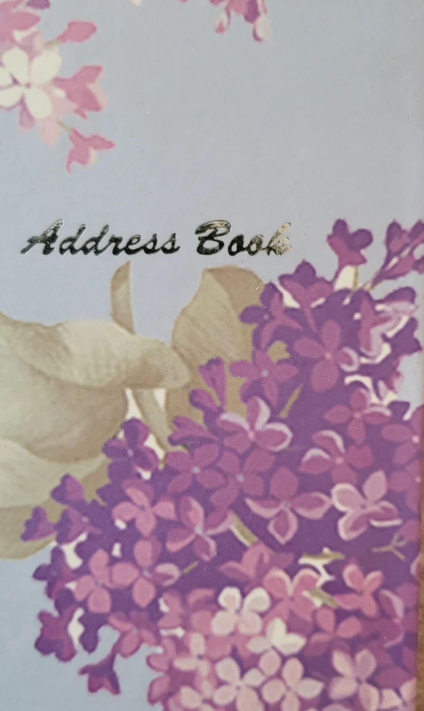 New Mini Address Book with Floral Design 🥕