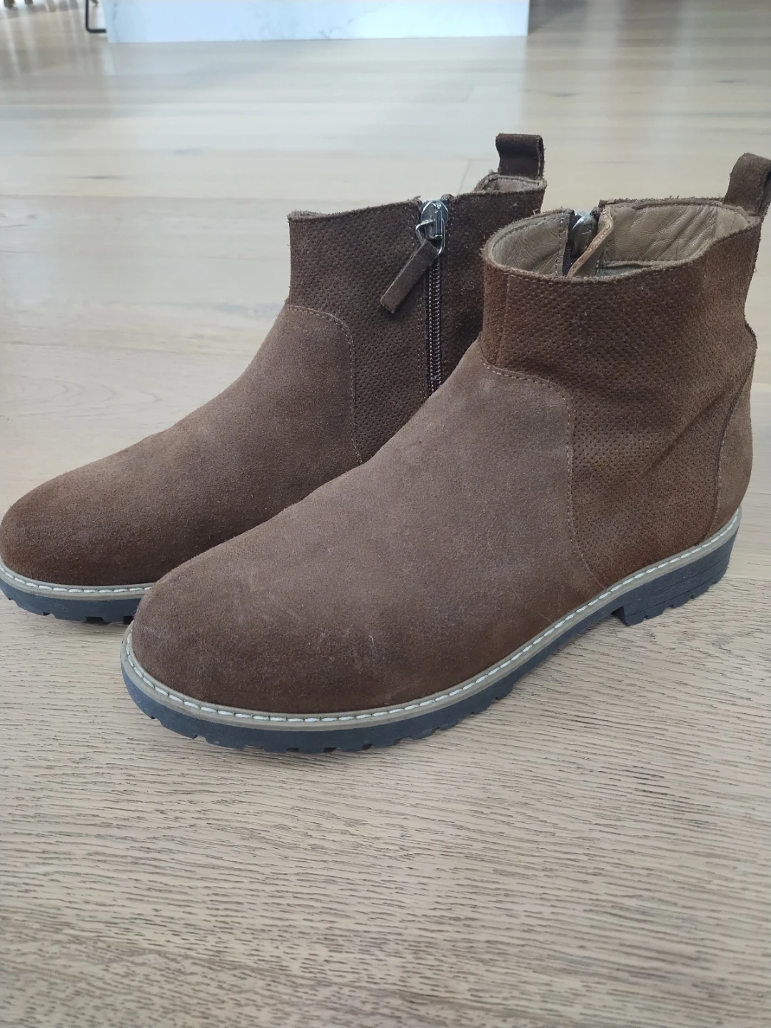 Brown Suede Ankle Boots size 38/7