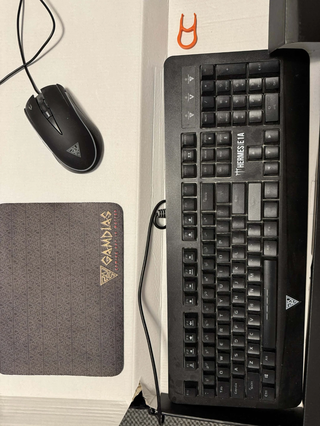 Gamdias Hermes E1 3-in-1 Gaming Keyboard Mouse Mousepad Combo