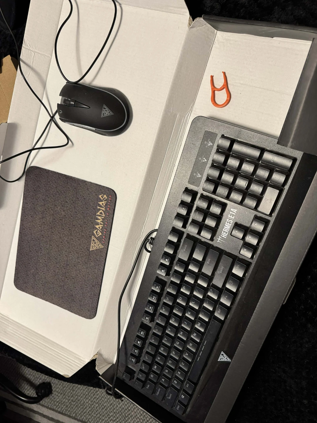 Gamdias Hermes E1 3-in-1 Gaming Keyboard Mouse Mousepad Combo - photo 2