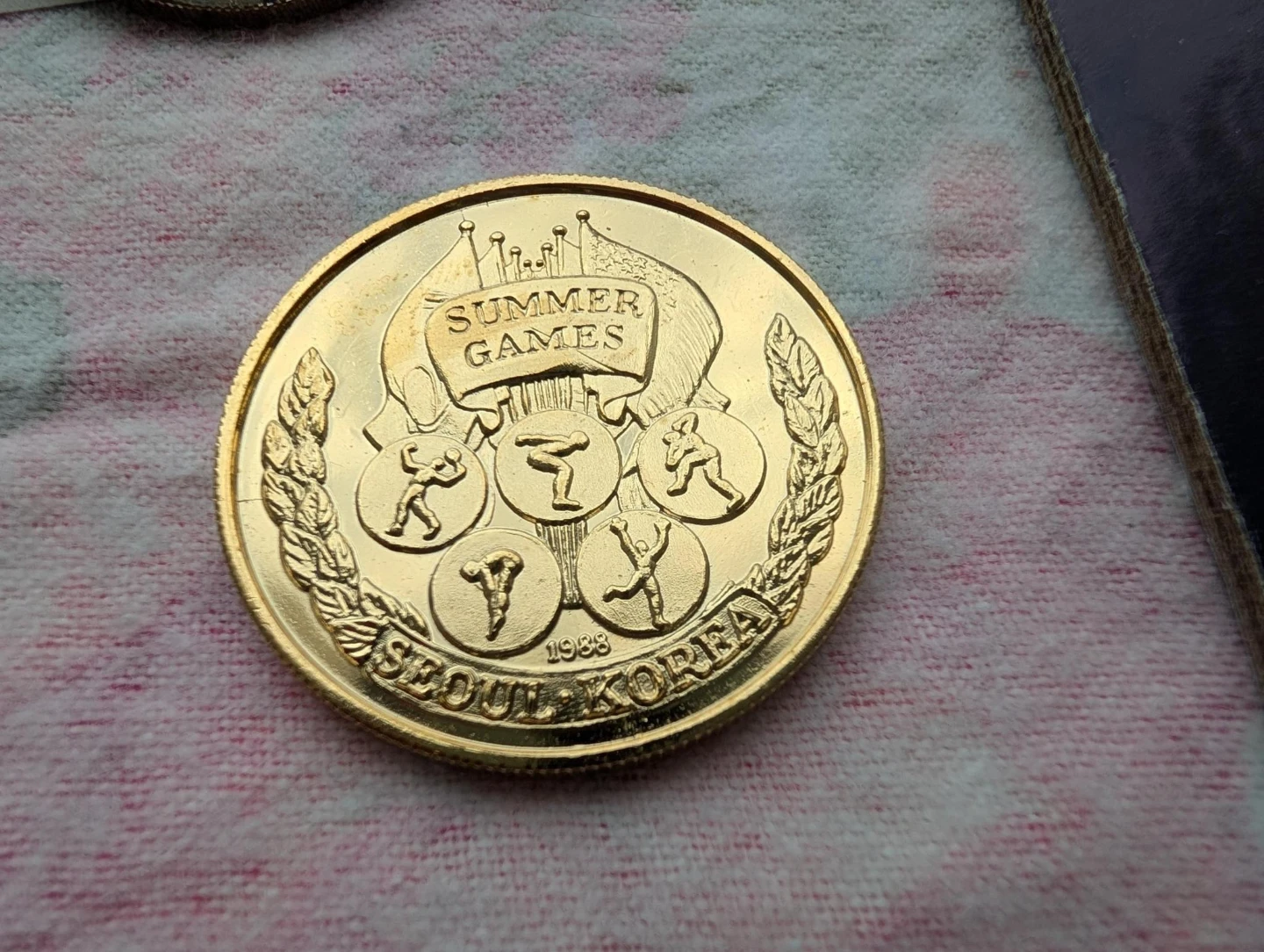 Baseball 1988 Seoul Summer Games Commemorative Medals Set - photo 3
