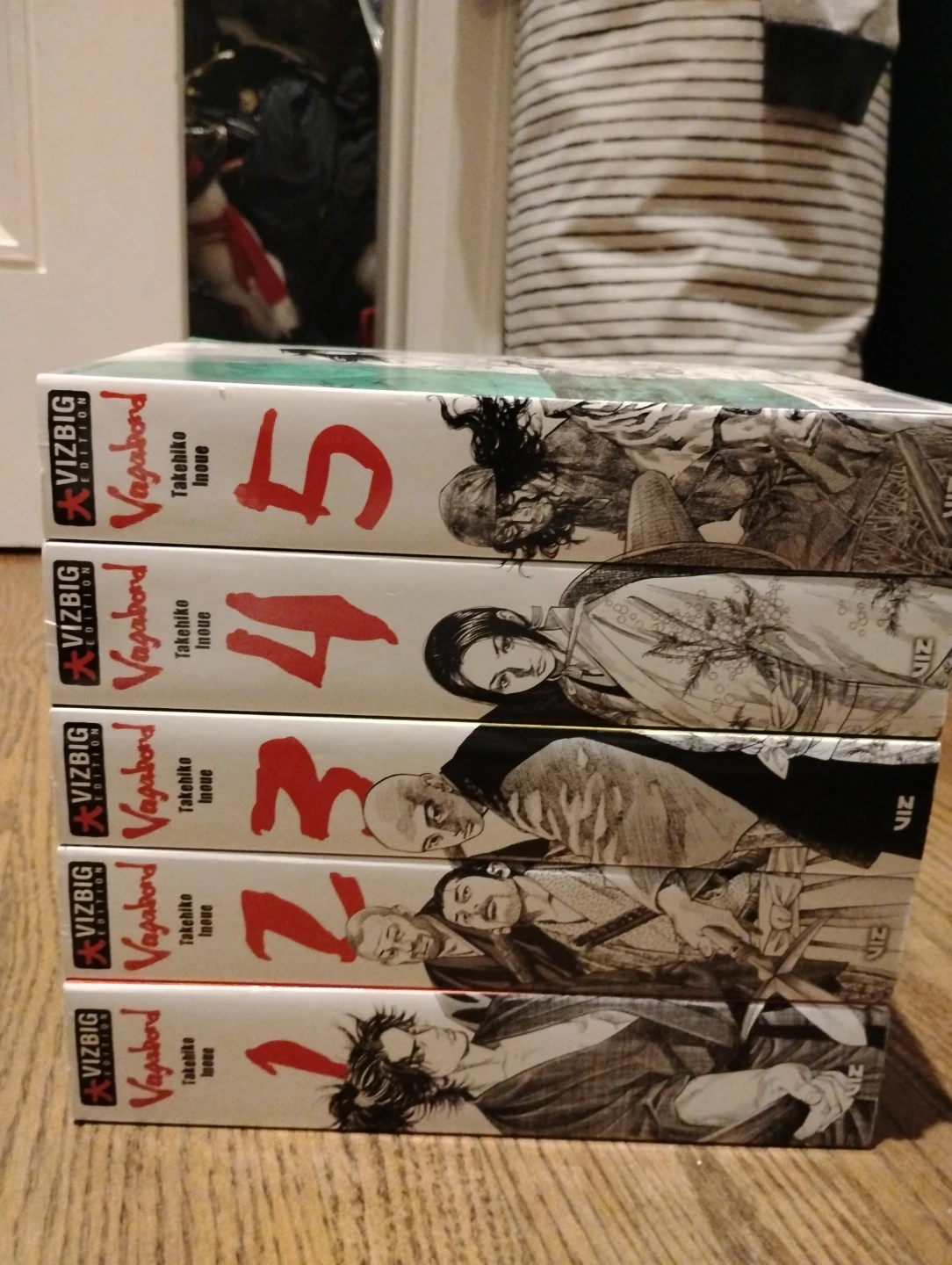 Vagabond Vizbig Manga Volumes 1-5