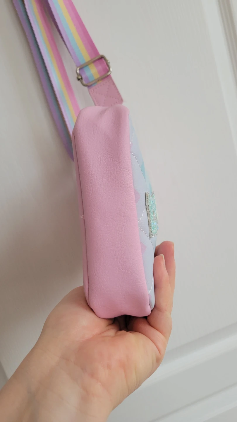 Miss Gwen OMG Pink Pastel Quilted Crossbody Bag - photo 4