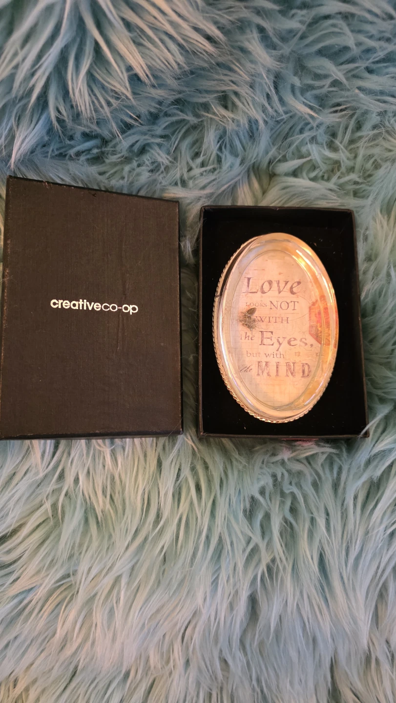 Creative Co-Op Oval Decorative Plaque