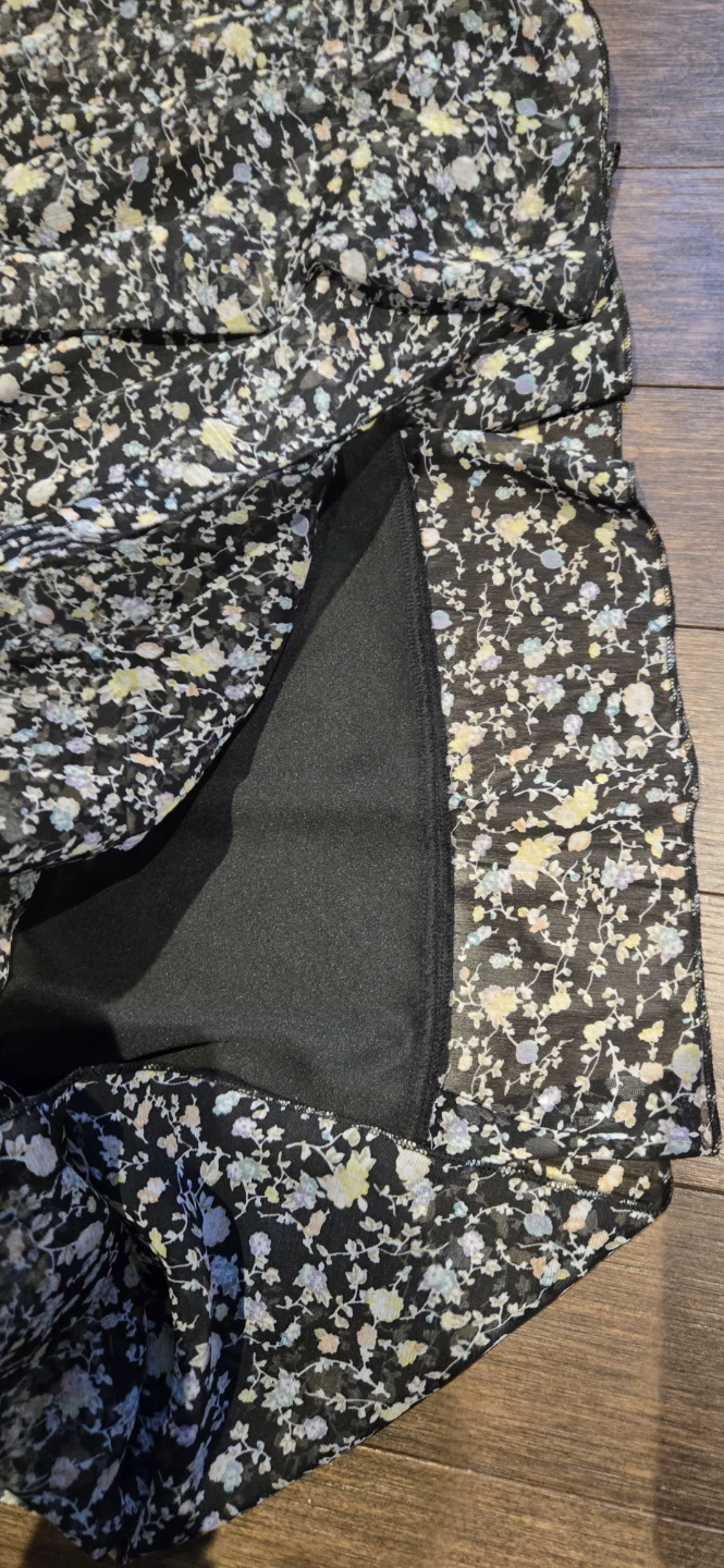 Black Floral Maxi Skirt - photo 2