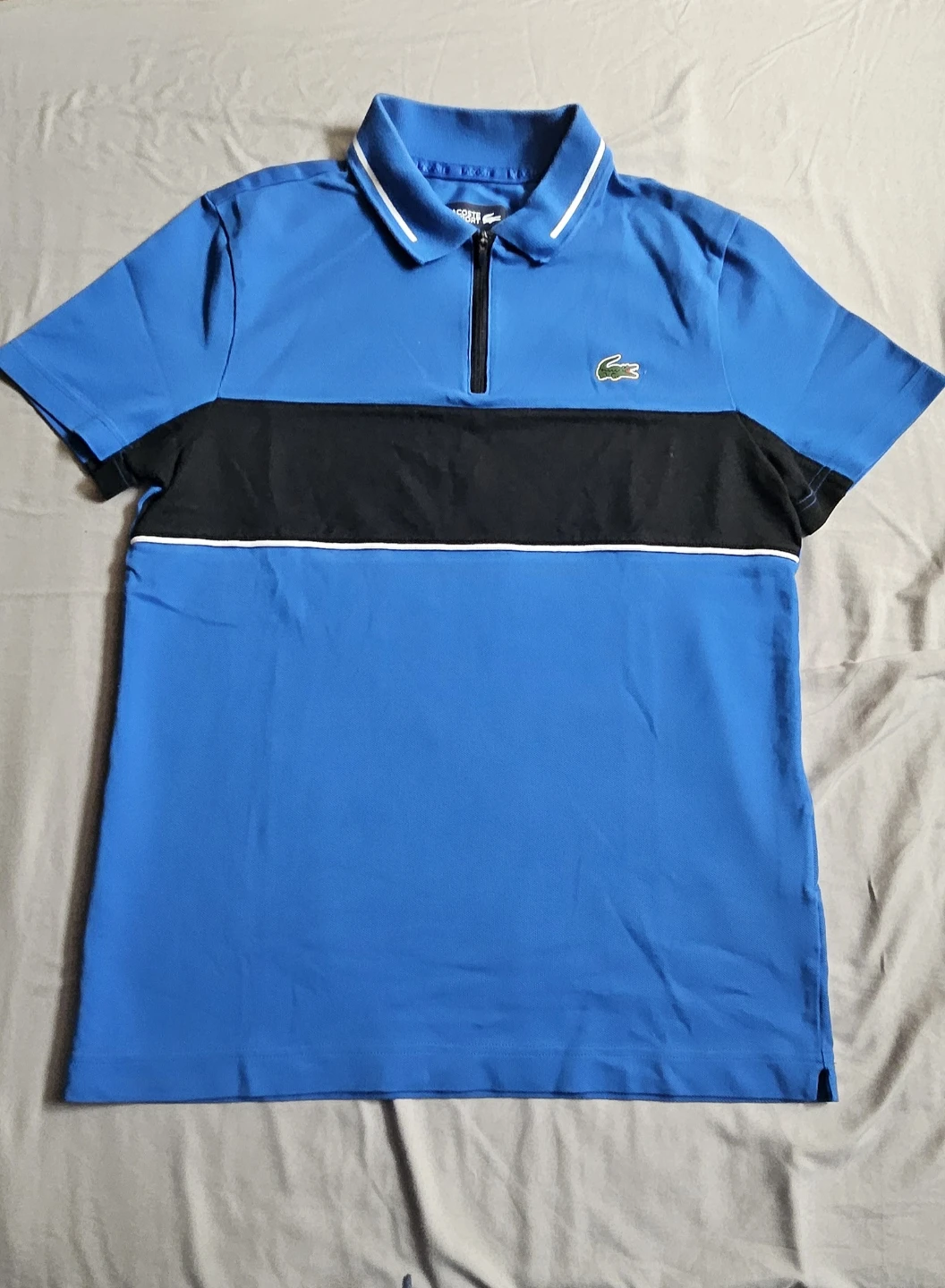 🧡Lacoste Sport Polo Shirt Blue/Black - Size US S