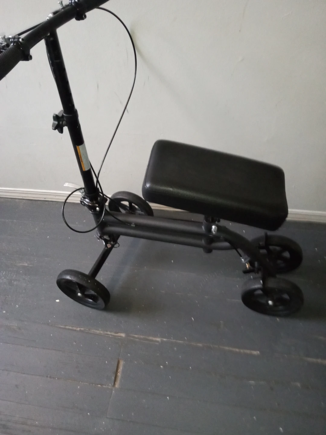 Black Knee Scooter Walker