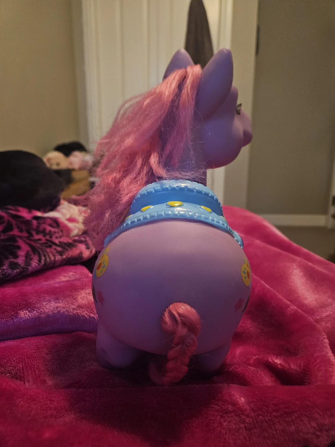 Pink Toy Pony with Saddle - photo 2