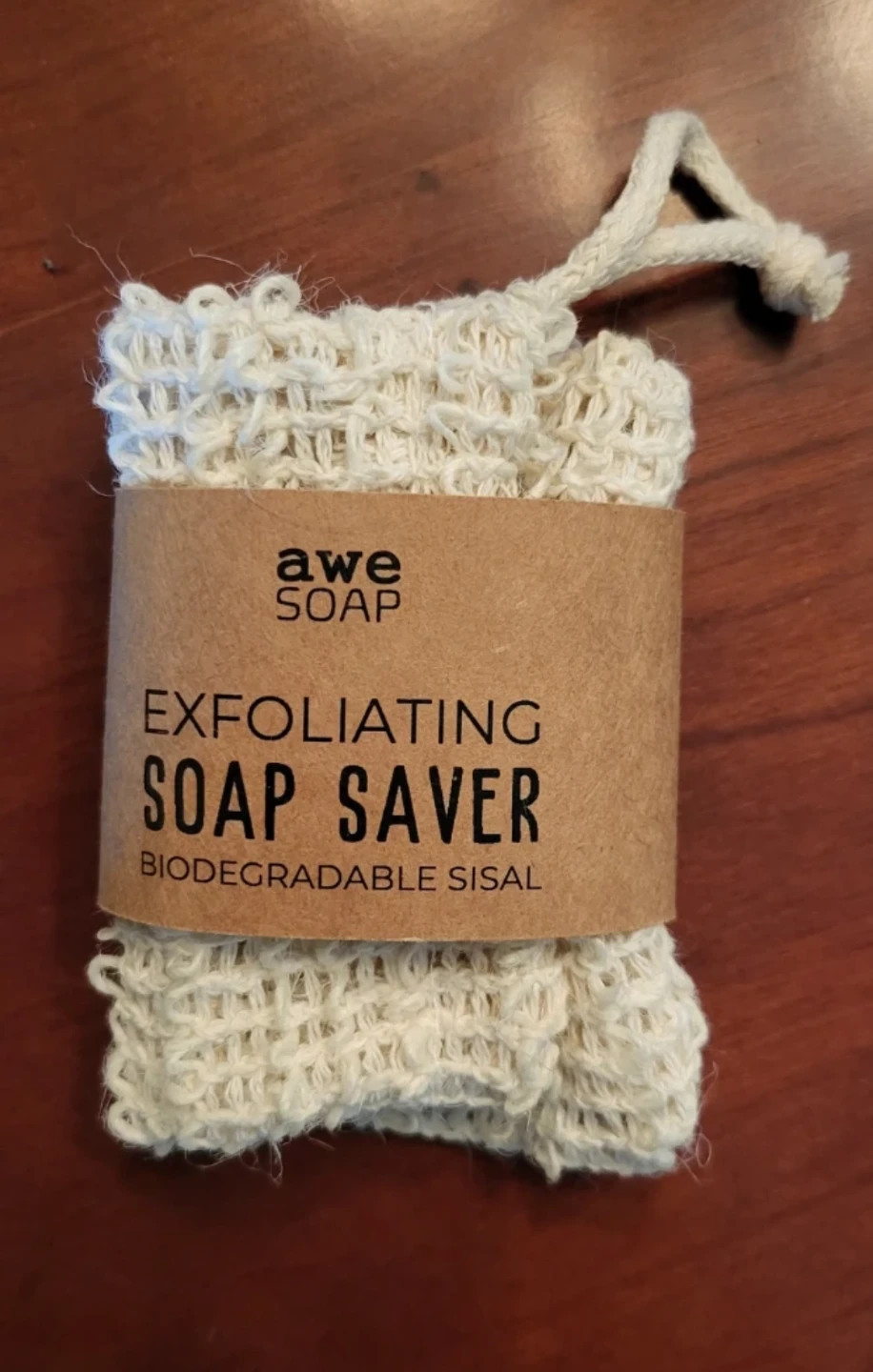 New Awe Soap Exfoliating Soap Saver - Biodegradable Sisal