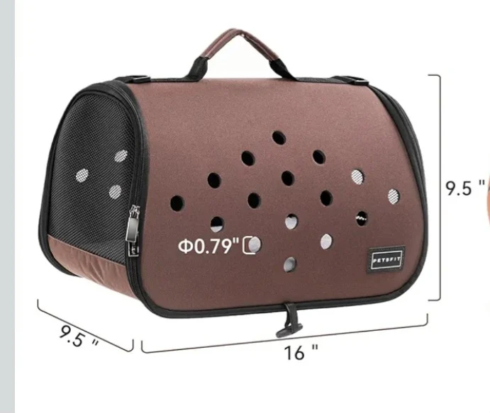Petsfit 16 X 9 X 9 Inches Rabbit / Guinea Pig Carrier - photo 5
