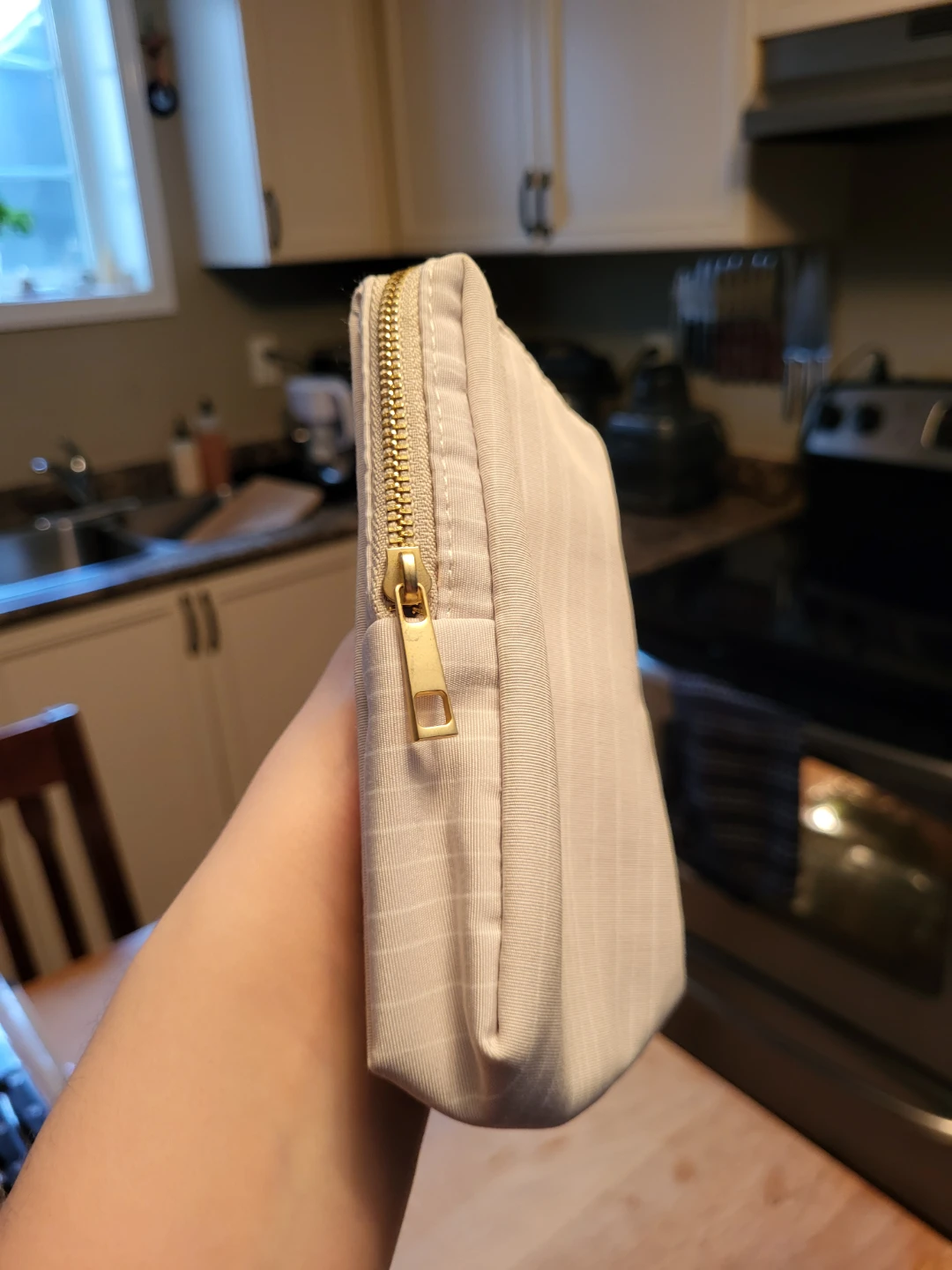 Saje Pouch - Beige Stripe - photo 3