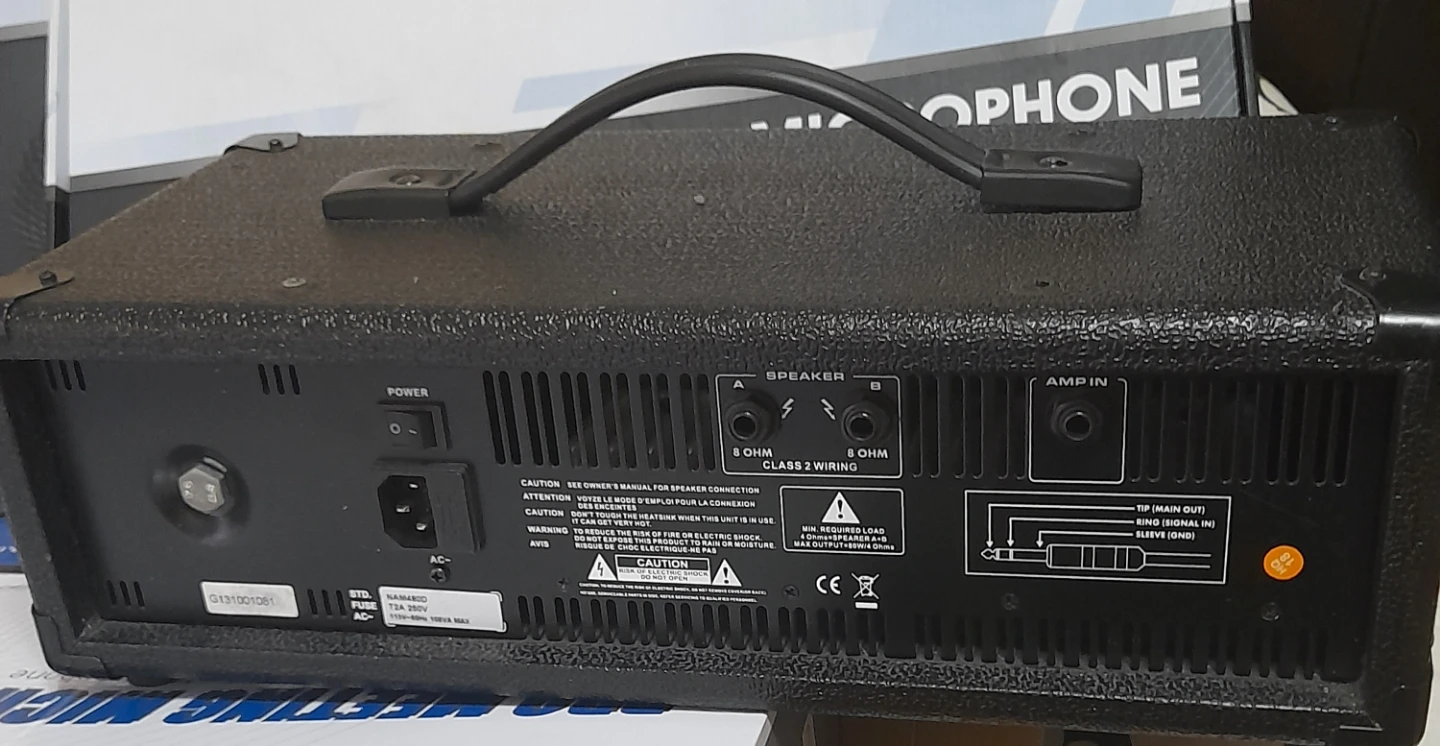 Niagara Audio NAM480D 4 Channel PA Mixer Amplifier