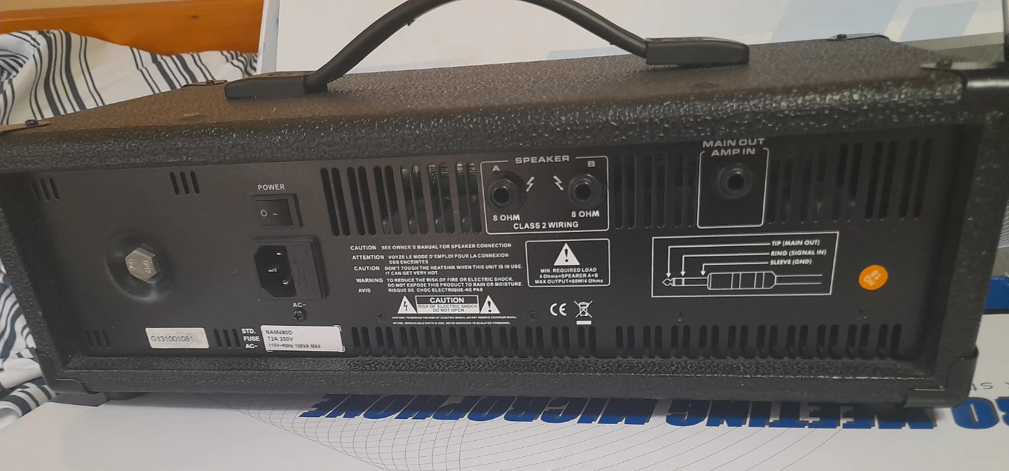 Niagara Audio NAM480D 4 Channel PA Mixer Amplifier - photo 2
