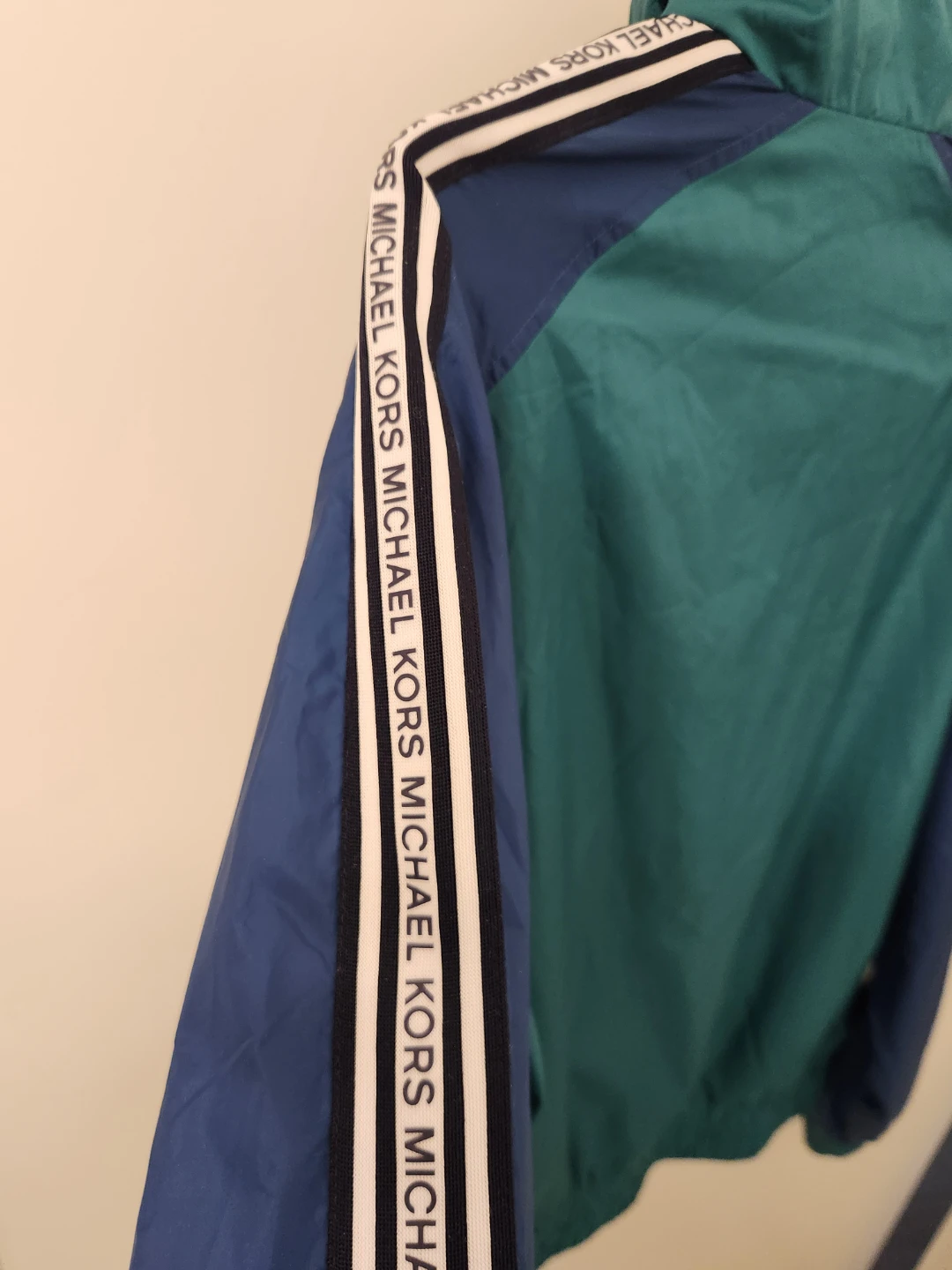 Michael Kors Color Block Windbreaker Jacket