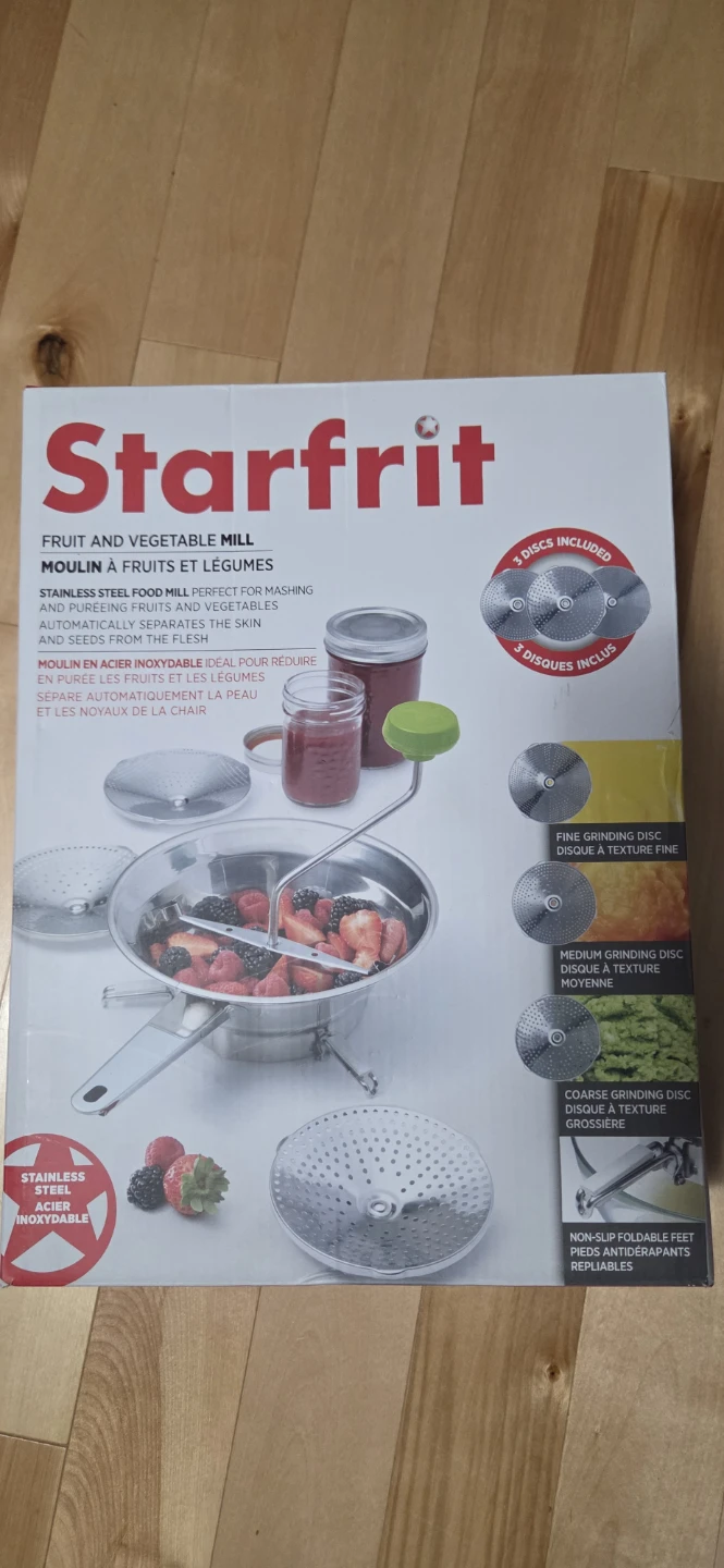 Starfrit Fruit and Vegetable Mill - photo 2